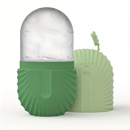 Ice Cube Silicone Massager-Face Ice Roller Mold-Reusable Facial Care Beauty Tool