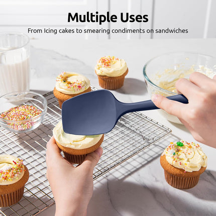 U-Taste Silicone Spoon Spatula Set of 3: 315 ℃ Heat-Resistant Food Grade Flexibl