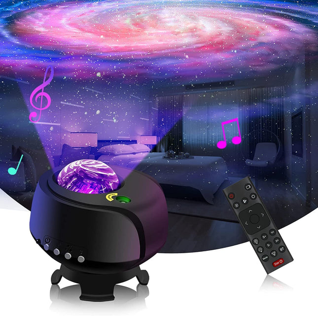 The Largest Coverage Area Galaxy Lights Projector 2.0, Star Projector, with Chan