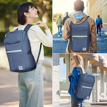 Ponhog Casual Daypacks for Women, Blue, L, Casual Daypacks