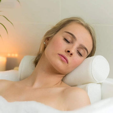 Bathroom Spa Luxury Bath Pillow Non-Slip Comfortable Headrest Cushion Bathtub