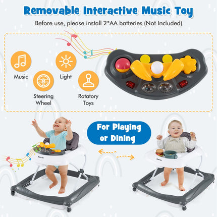 Toddler Activity Center Push Walker with 3 Adjustable Heights