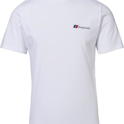 Mens Berghaus T Shirt Organic 100% Cotton Classic Logo Crew Neck Tee