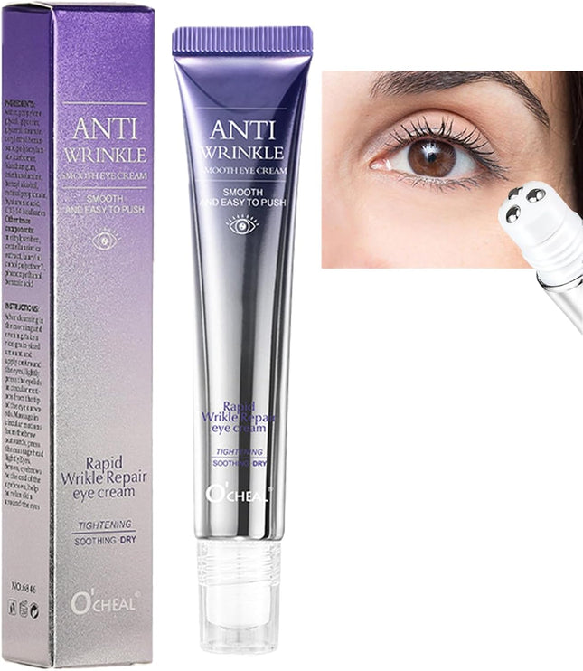 Retinol Eye Cream-Eye Cream for Dark Circles and Puffy Eyes,Anti-Aging Eye Cream with Retinol Serum,Hyaluronic Acid,Retinol Serum-Anti Wrinkle Eye Cream-Moisturising Eye Bags Remover