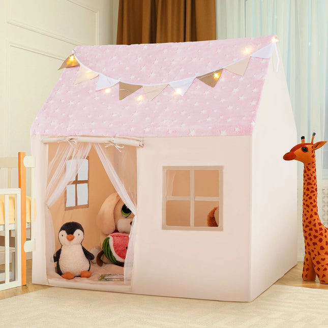 Large Toddler Playhouse with Glow in the Dark Stars