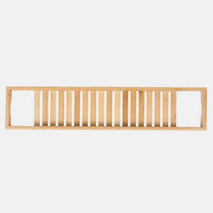 OHS Wooden Bath Tub Rack Storage Bathroom Caddy Shelf Tray Soap Holder Tidy Unit