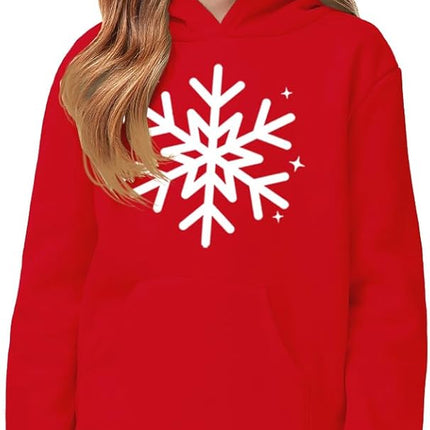 Unisex Kids Fleece Hoodie with Kangaroo Pocket Sweatshirt for Boy Girl 5-14 Years