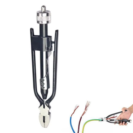 Wire Twisting Pliers Lock Wire Pliers Wire Cutter Safety Wire Twisting Tool for Auto Industrial Use (6-Inch Black)