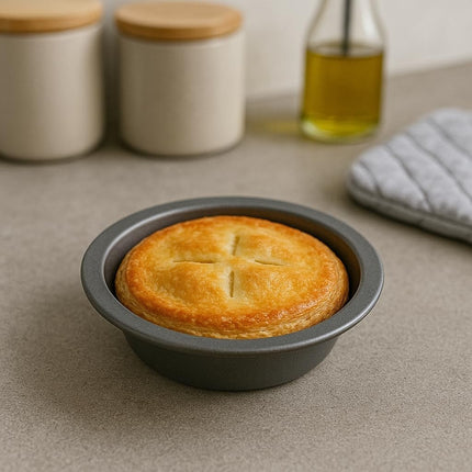 Samuel Groves 6-Pack 4" Non-Stick Mini Pie & Tart Tins – Air Fryer Friendly