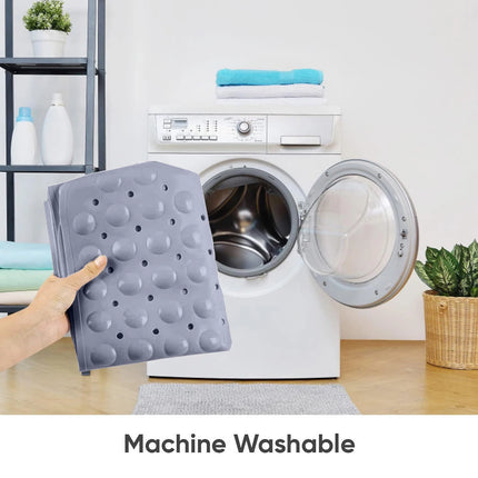 53 X 53 Cm Non Slip Bath Mat Square Shower Mat Anti-Mold Rubber Strong Suction