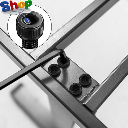 1225Pcs M2 M3 M4 M5 Hexagon Socket Screws, Bolts, Nuts, and Washers Assortment K