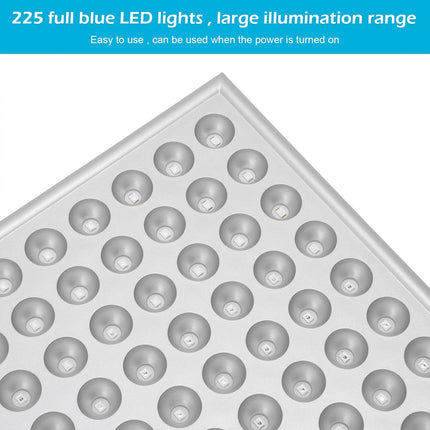 Home Tanning Lamp,45W Face and Body Sunlamp with Hanging Ring Hook and Blindfold,460Nm Full Blue Therapy Lamp LED Skin Tanning Light with 225Pcs Leds,Eye Protection Self Tanning Machine for Face,Body