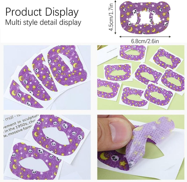 90 Pieces Adult Mouth Tape for Sleeping,Non Woven Fabric Materials Sleep Mouth Tape for Less Mouth Breathing Snoring Relief，Gentle Mouth Tape for Better Nose Breathing Improved Sleep.