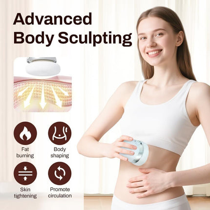 Massager Tool Body Sculpting Machine Lymphatic Drainage Massager 3 Washable Pads