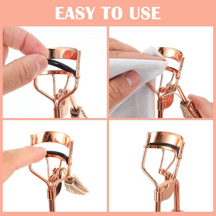Eyelash Curler Refill Pads Eyelash Tweezers Replacement Pads 80Pcs Silicone Rubber Lash Clip Mats Lash Tweezers Spare Core Eyewinker Pad Refills Silicone Strips for Universal Eyelash Curler
