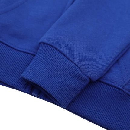 Kid Toddler Boy Girl Solid Multi-Color Basic Cotton Hoodie Hooded Zip up Sweatshirts Pullover Jacket