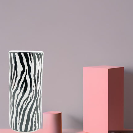 Zebra Umbrella Stand for Home Office Sophisticated & Durable Touch Ceramic Round