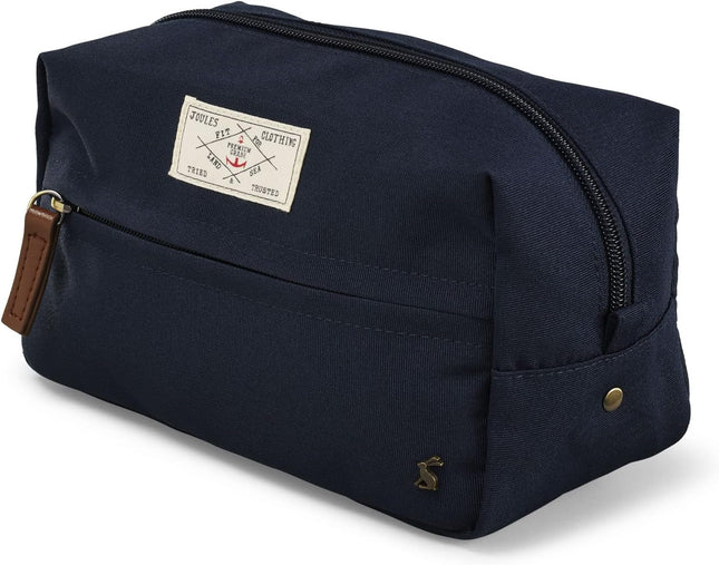 Luxury Trolley Coast Collection His & Hers Softside Travel Wash Bag, Toiletries, Cosmetic Bathroom Organiser, French Navy