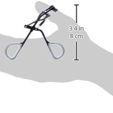Eyelash Curler Light Blue – Spring Action for Long Lasting, Extra Wide Eyelash Curl, Comes with Two Replacement Silicone Pads.