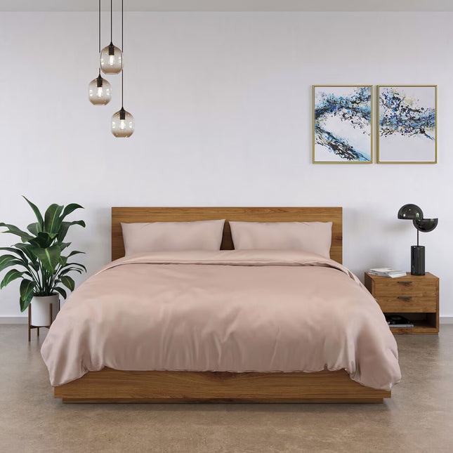 100% Bamboo Duvet Cover and Pillow Case Set, in 5 Colours
