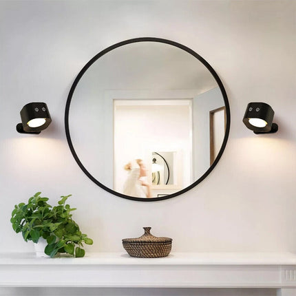 2X Wall Light Rechargeable LED Wall Sconce Light Magnetic Wall Lamp Rechargeable