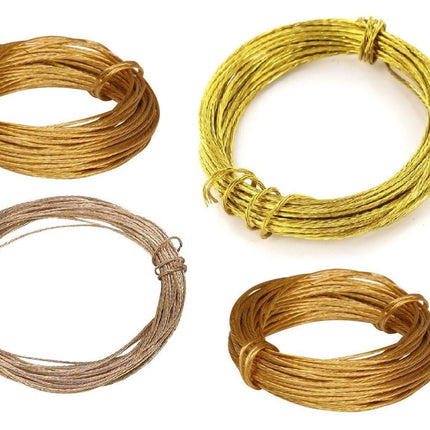 Picture Hanging Wire Brass Metal Photo Frame Mirrors Clock Art Work 3.5M/6M