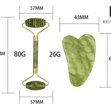 ❤️ Gua Sha and Face Jade Roller Box Set Facial Beauty Body anti Ageing Tools ❤️