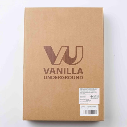 Womens Hot Water Bottle & Eye Mask Set | Ladies & Girls Furry Heat Pad and Satin Sleepwear Eye Cover in Brown | Complete Matching Nightwear Gift Bundle | Cat Kitten Merchandise Apparel