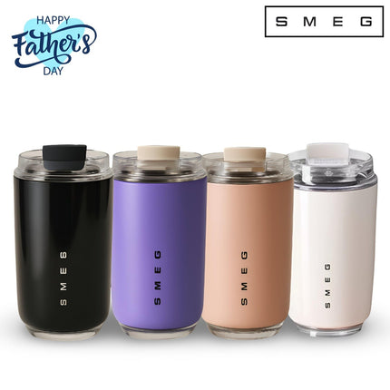 Smeg Coffee Mug Stainless Steel Travel Water Bottle Insulated Cup 8 Colors 240Ml