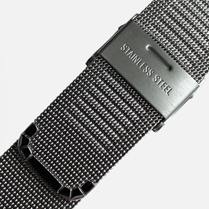 Stainless Steel Fine Mesh Watch Bracelet Strap Band