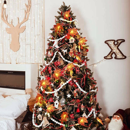 175Cm Artificial Autumn Fall Maple Leaves Garland Hanging Plant Halloween Decor