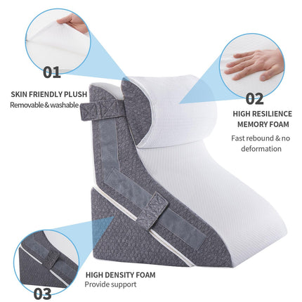 Bed Wedge Pillow Support Cushion 20-In-1 Back Support Pillow Memory Foam