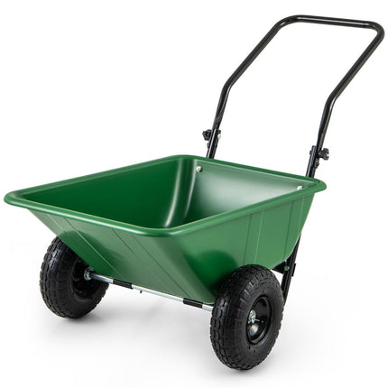 Heavy-Duty Garden Utility Cart with Pneumatic Tires