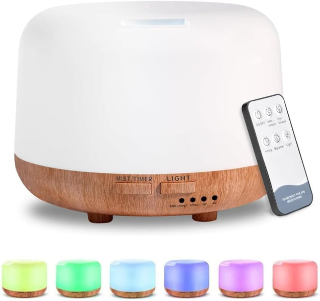 Essential Oil Diffuser 300ML Aromatherapy Ultrasonic Air Vapouriser Oil Diffuser