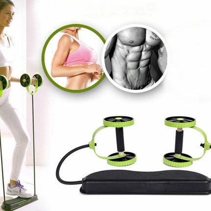Ab Wheel Abdominal Exercise All in One Slimming Trainer at Home Gym