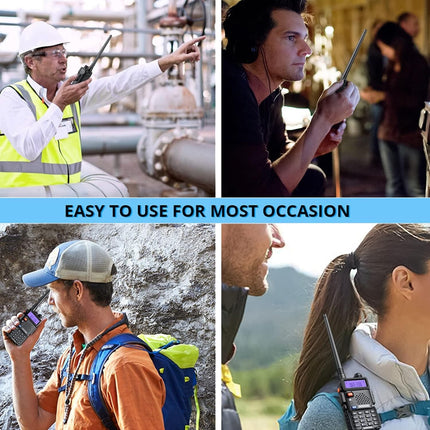 Handheld Police Radio Scanner Fire Transceiver Portable Antenna Walkie Talkie UK