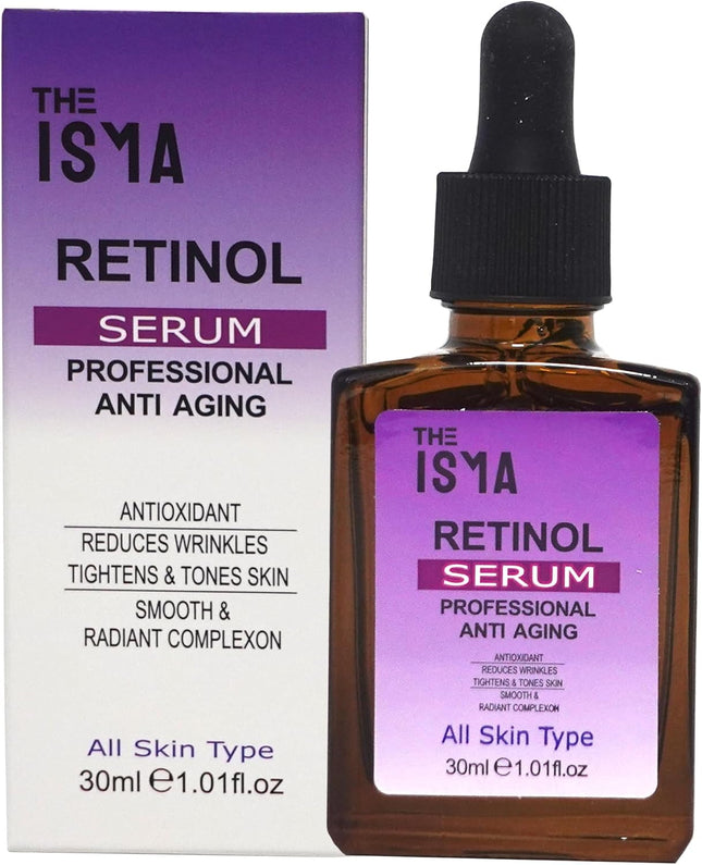 Retinol Serum for Face, Neck, Wrinkles - Resurfacing, High Strenthg Anti-Aging, Anti-Wrinkle Serum 30Ml