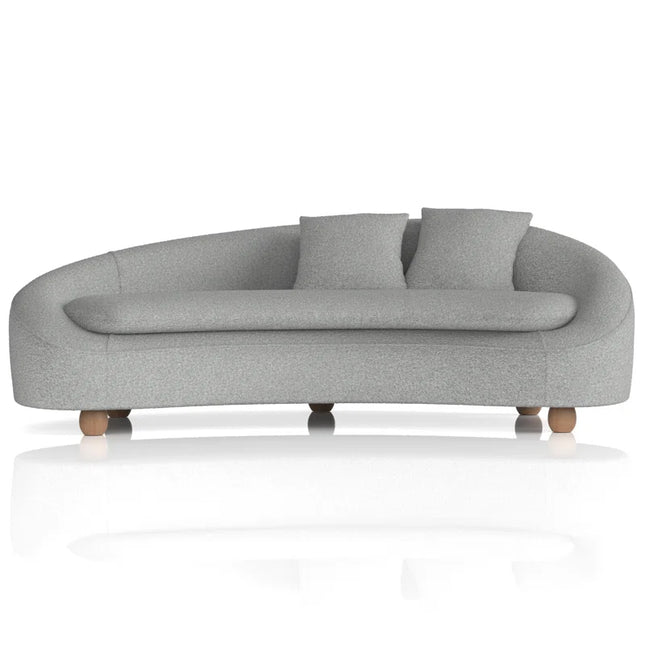 Naiely Fabric 220Cm Reception Sofa