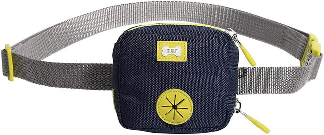 BUILT PET Nightsafe Reflective Dog Walking Belt Bag, Poop Bag Holder & Treat Sto