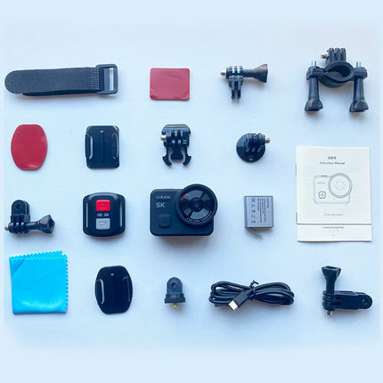 V10 5K Action Camera Electronic Image Stabilization 2" Touch LCD 4K Waterproof Action Camera Dashcam Motion Detection