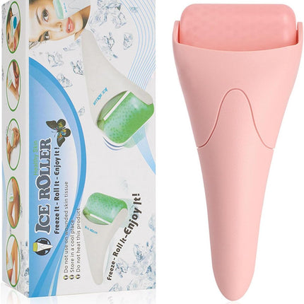 Manual Ice Roller for Face and Eyes Silicone Massager, Ice Face Roller, Face Ice Rollers for Ladies Women Skin Care Tool to Reduce Puffiness Migraine Pain Relief and Minor Injury