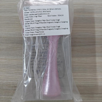 Facial Cleansing Brush, Silicone Face Scrubber, Soft Bristles Exfoliating Face Wash Brush, Pore Deep Cleansing Double Side Face Skincare Tool for Makeup Removal, Ice Flower Pink, 1 Piece