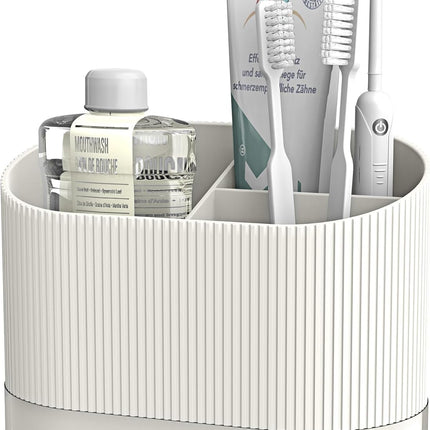 White Shower Toothbrush Holder for Bathroom, Cute Kids Electric Tooth Brush Hold