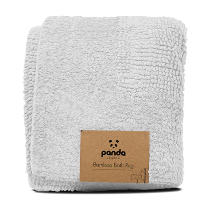 Bamboo Bath Rug in Pure White