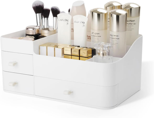 Btremary Makeup Organiser Storage, Cosmetic Organisers with Drawers, Dressing Ta