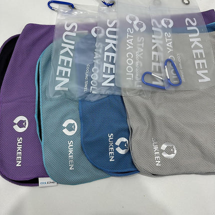 Sukeen Cooling Towel Ice Towel 4Pack (100 X 30Cm), Cooling Towel Quick Dry Fitne