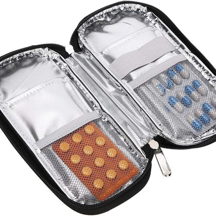 Insulin Pen Cooler Travel Case, Portable Insulin Pen Case Medication Insulated Cooler Bag Diabetic Supplies Storage for Diabetic Supplies Insulin Pen Glucose Meter