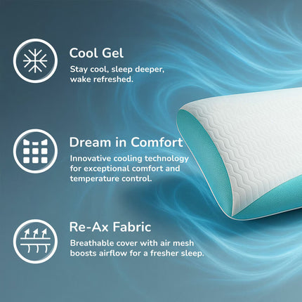 Cool Gel Memory Foam Pillow