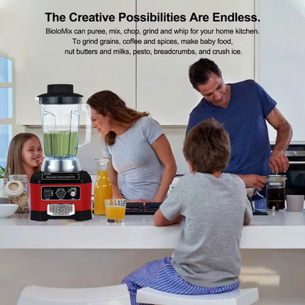 【7 Years Warranty】Bpa Free Heavy Duty Professional Commercial Bar Blender Food Mixer Juicer Ice Crusher Smoothie Maker Max 2200W