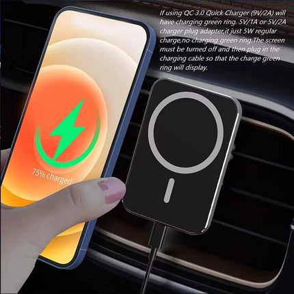Wireless Car Charger Magnetic Phone Mount Holder Fast Car Charger Vent